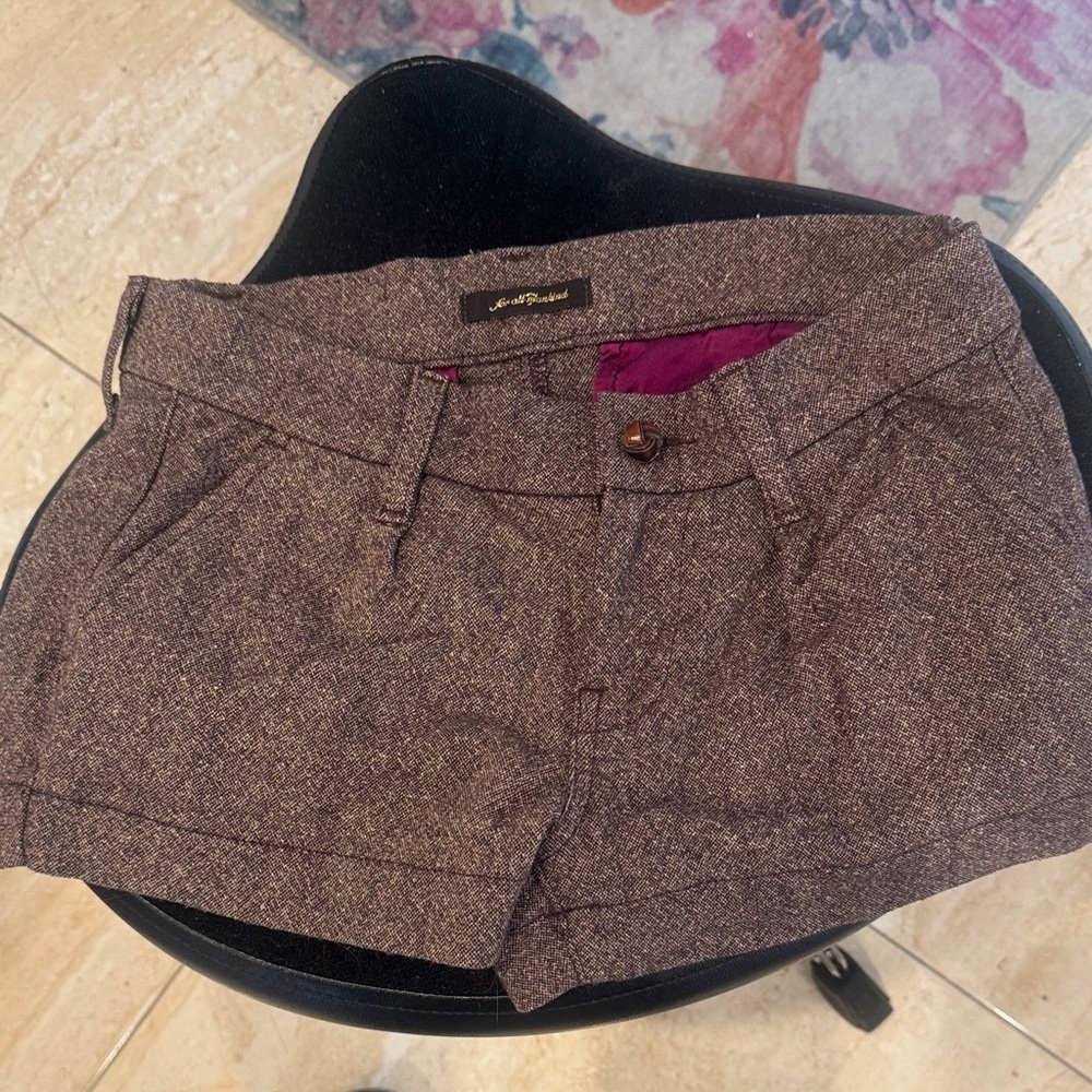 For all mankind Brown/purple textured  Women's Shorts
